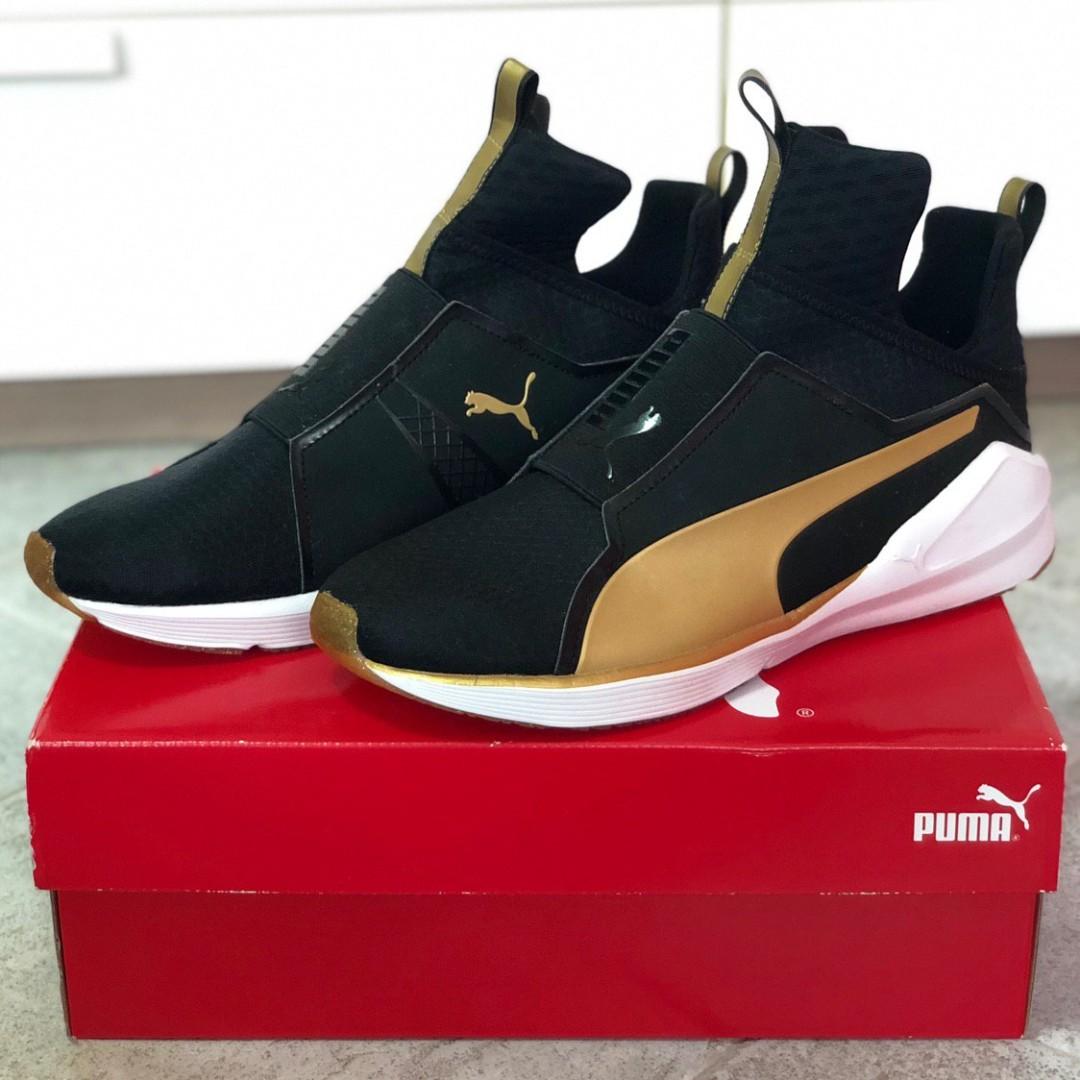 puma fierce black and gold