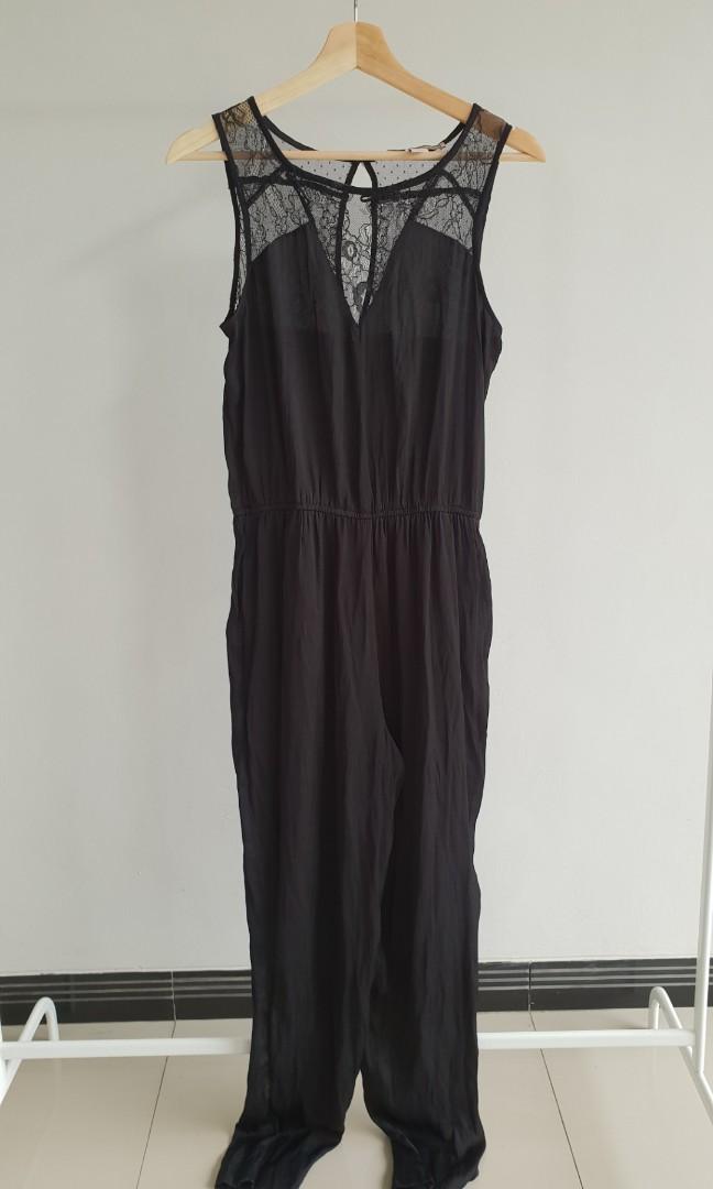 forever 21 black jumpsuit