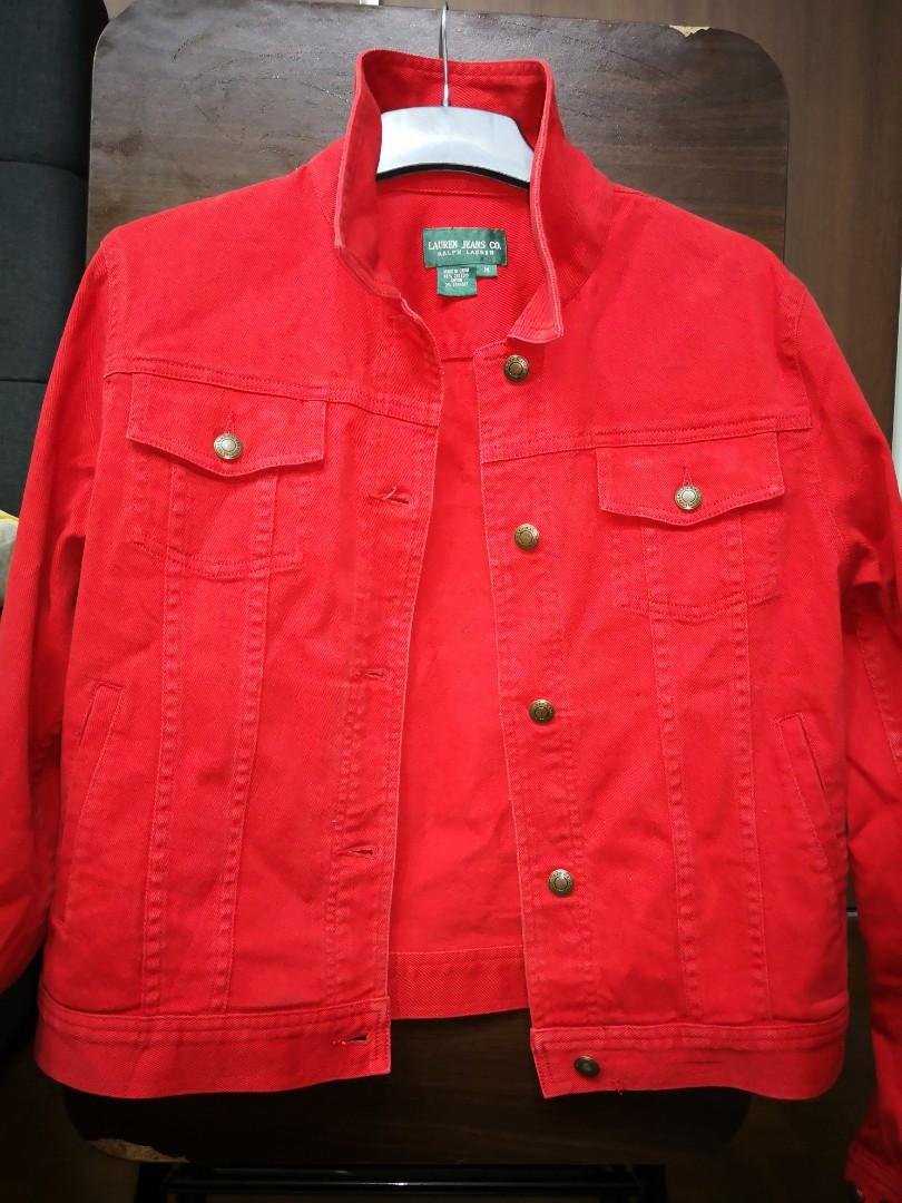 Lauren jeans co. Red Jeans jacket Women s Fashion Coats Jackets