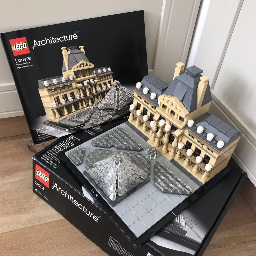 Lego Architecture) Louvre 21024, Hobbies & Toys, & Games on Carousell