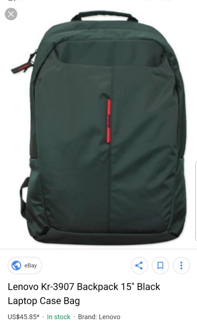 LENOVO KR 3907 Laptop Backpack Computers Tech Parts Accessories Laptop Bags Sleeves on Carousell