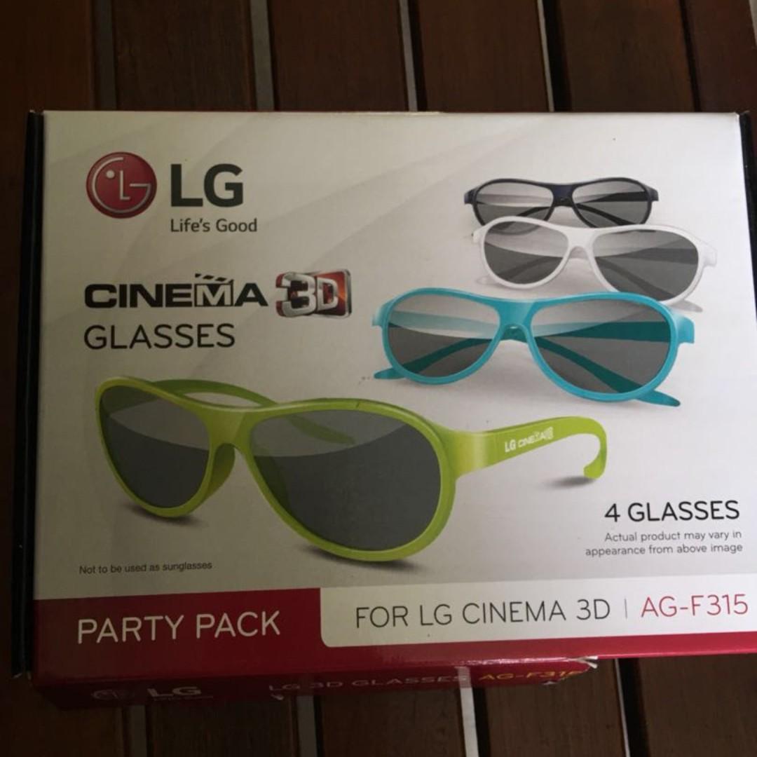 Lg Cinema 3d Glasses Ag F315 Home Appliances Tvs Entertainment Systems On Carousell