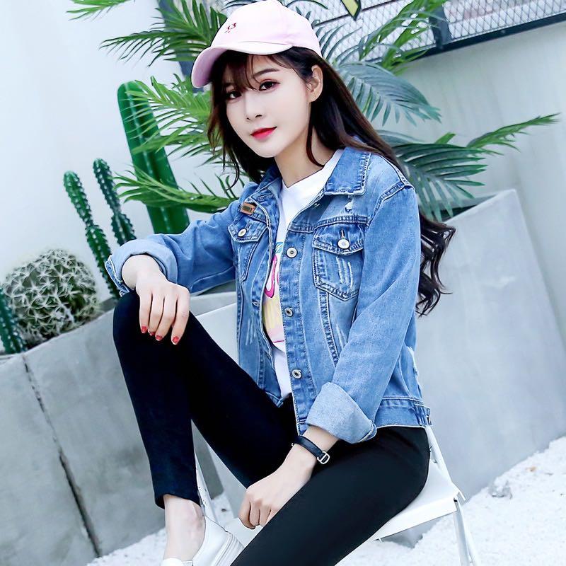 blue colour jeans jacket