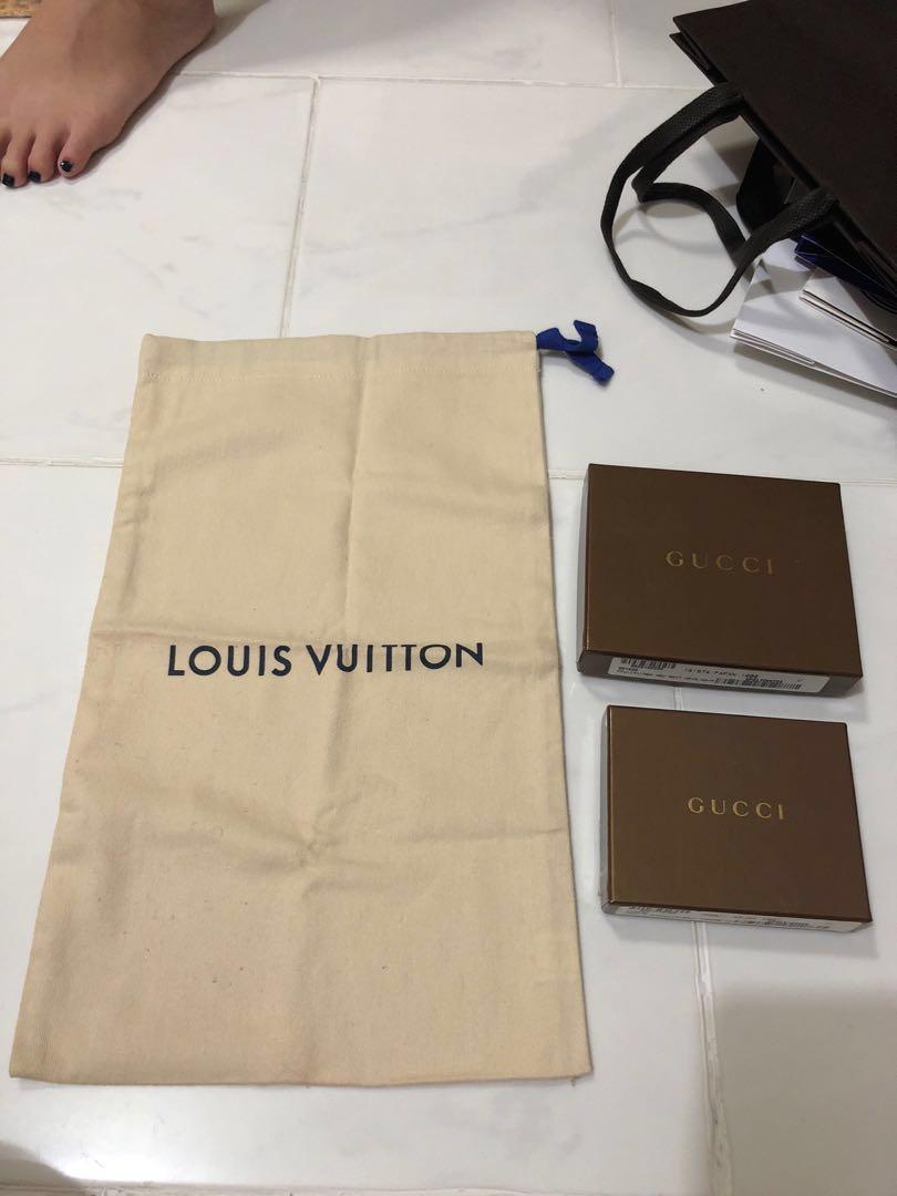 gucci box and dust bag