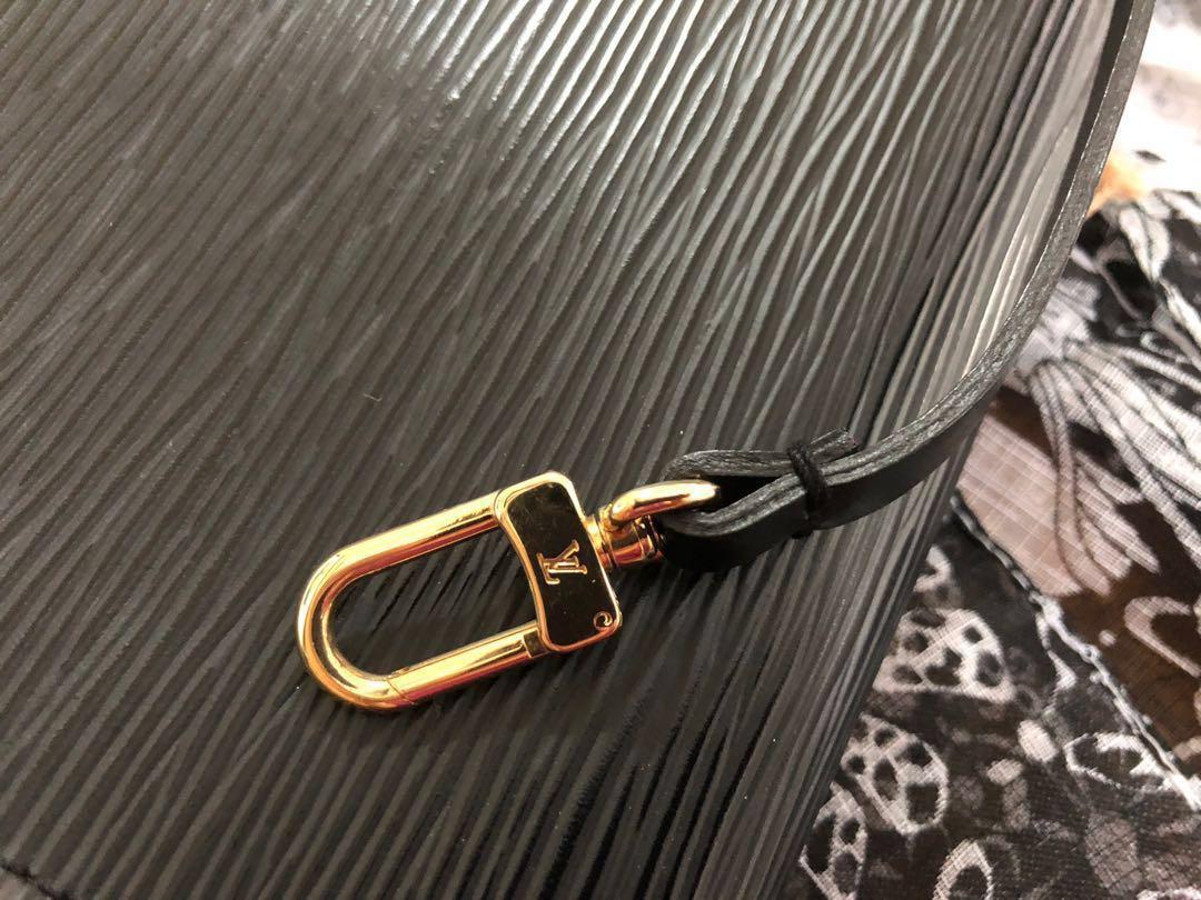  OULARIO Genuine Black Leather Crossbody Strap for EPI