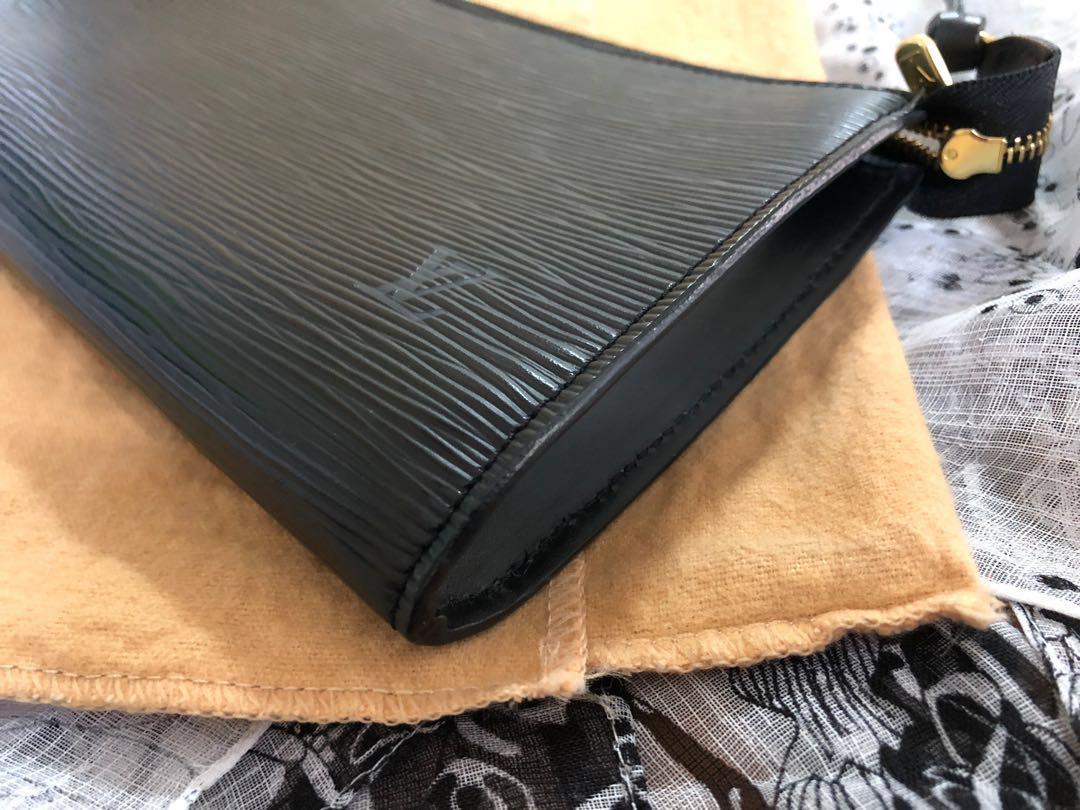  OULARIO Genuine Black Leather Crossbody Strap for EPI