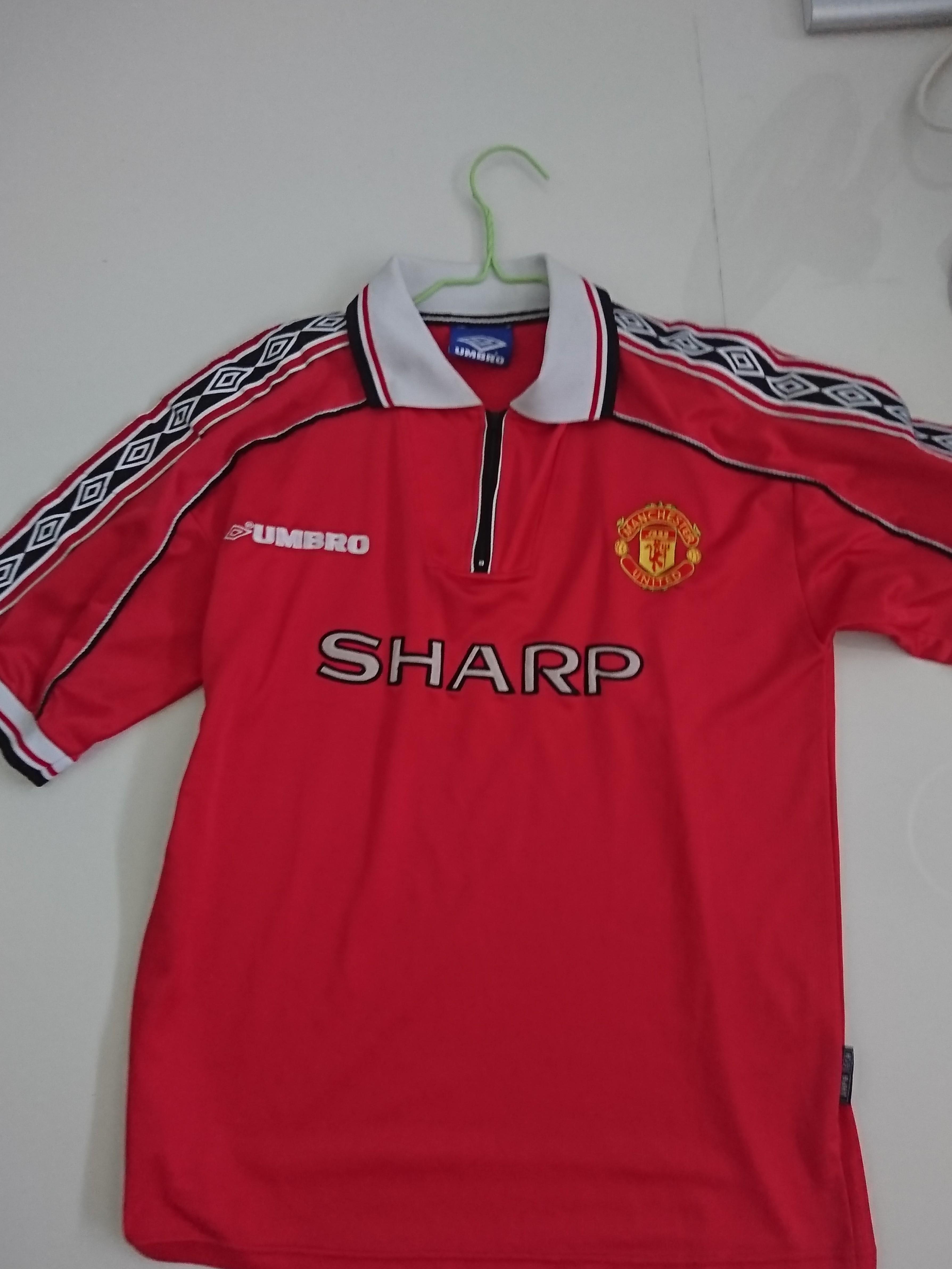 Manchester United Vintage Jersey Authentic Sports Sports Apparel On Carousell