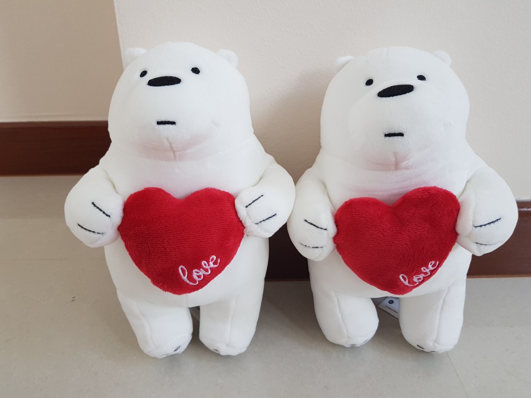 ice bear soft toy