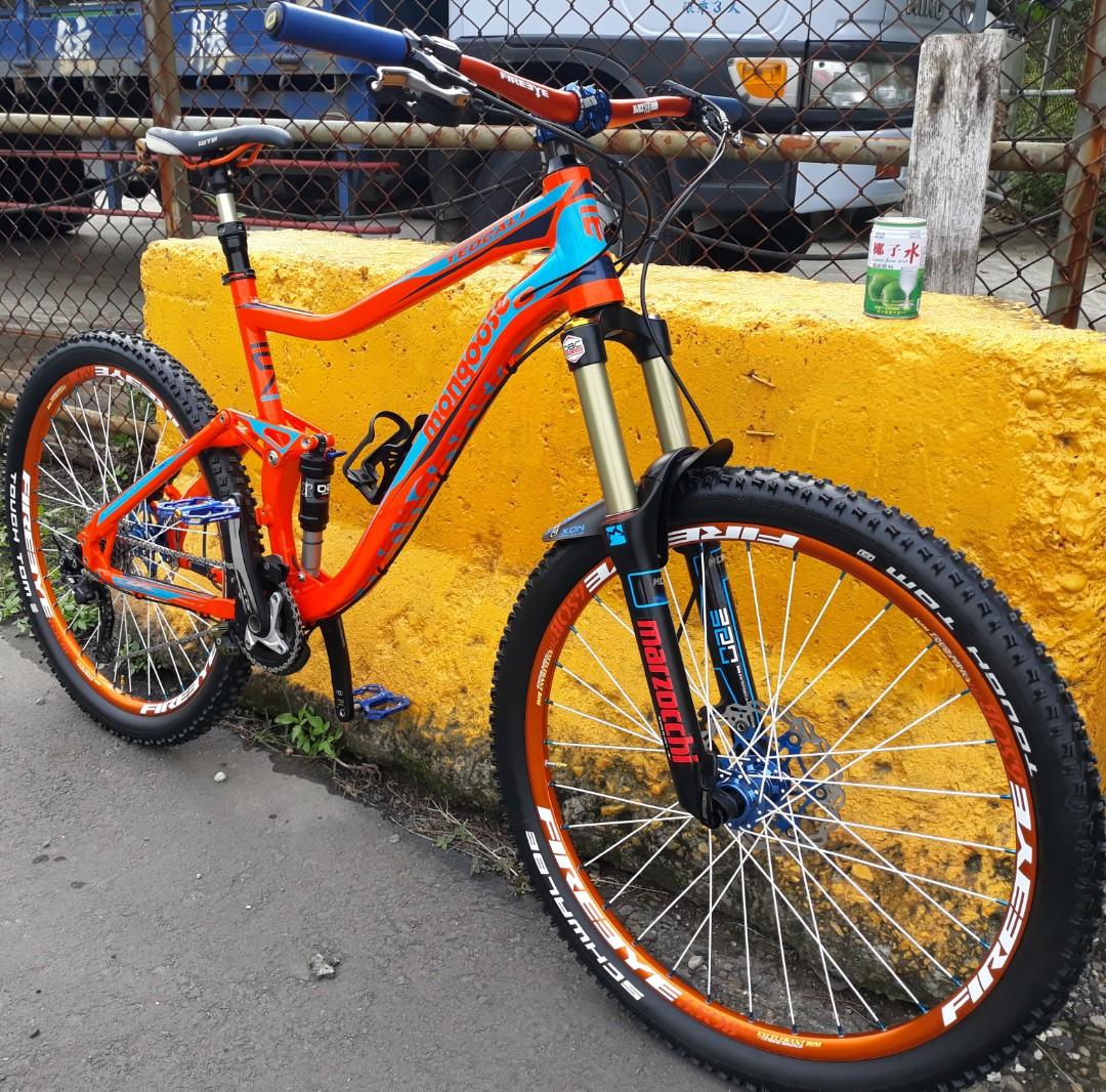 mongoose yellow bike
