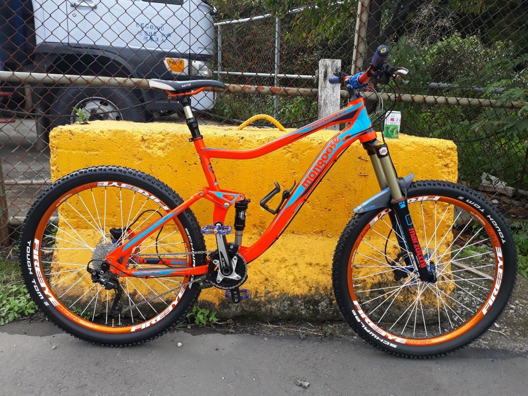 mongoose yellow bike