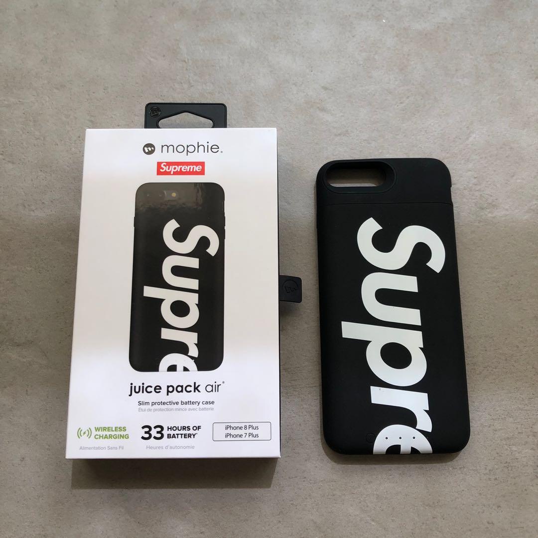 Mophie x supreme iPhone 8 Plus case and power bank, Mobile Phones 