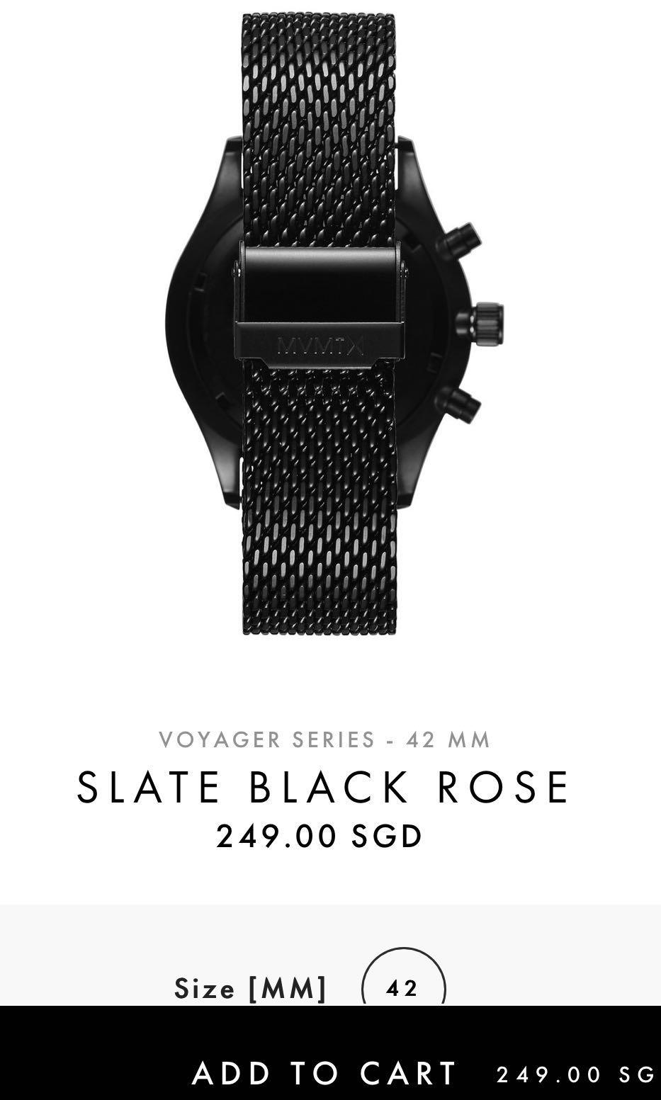Mvmt slate black rose online