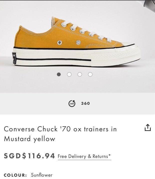 converse chuck 70 mustard