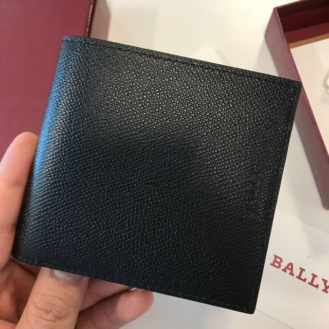 NEW Original Bally Black Bovine Embossed Wallet Men s Fashion Watches Accessories Wallets Card Holders on Carousell