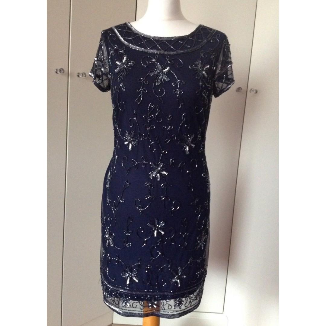 boohoo embellished dress