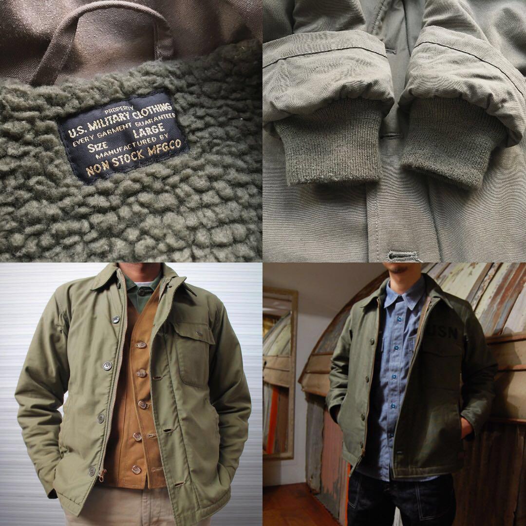 NON STOCK - 軍綠A2 Jacket 軍褸N1 MA1 workware 美軍ARMY Wtaps, 男裝