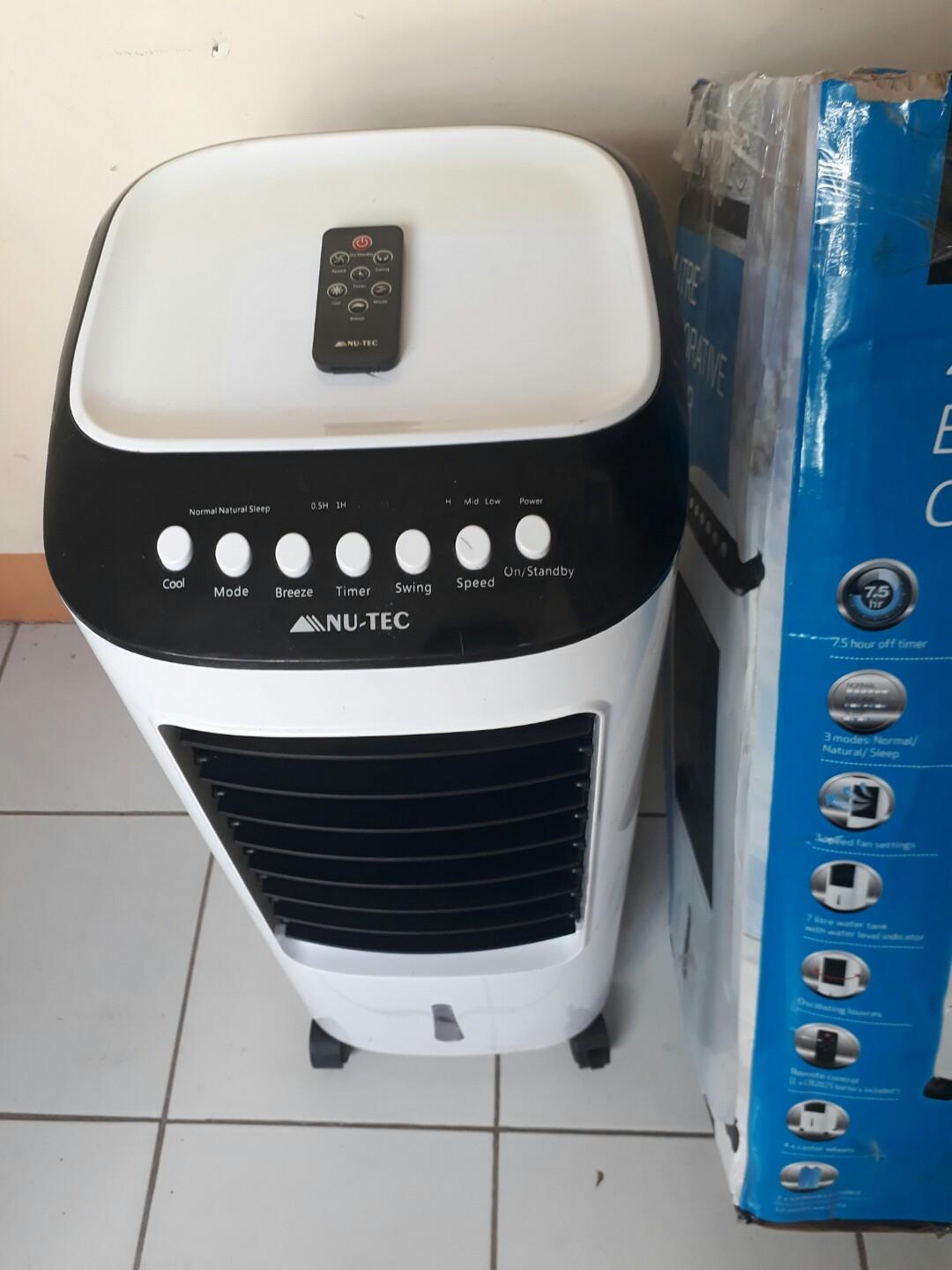 Nu Tec 7 litre Evaporative Air Cooler TV Home Appliances