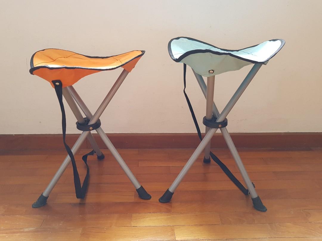 Outdoor Folding Chair Portable three legged tripod stool