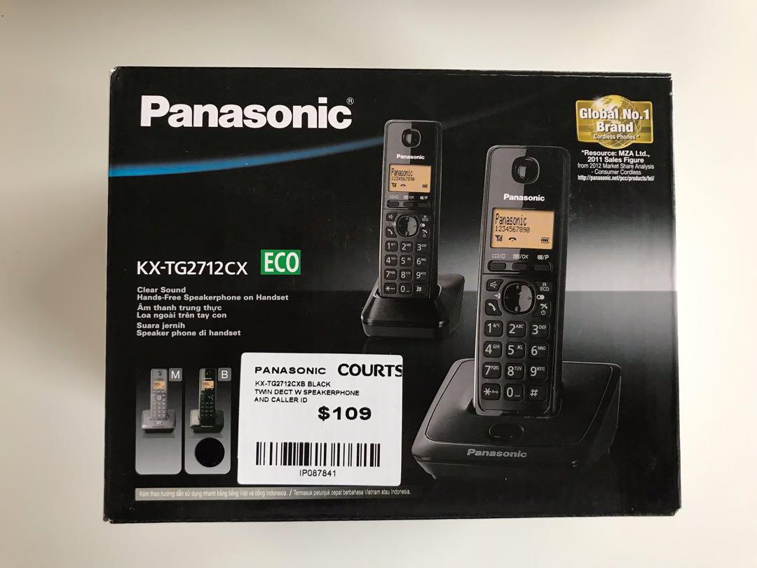Panasonic Cordless Phone w Speakerphone, Mobile Phones & Gadgets