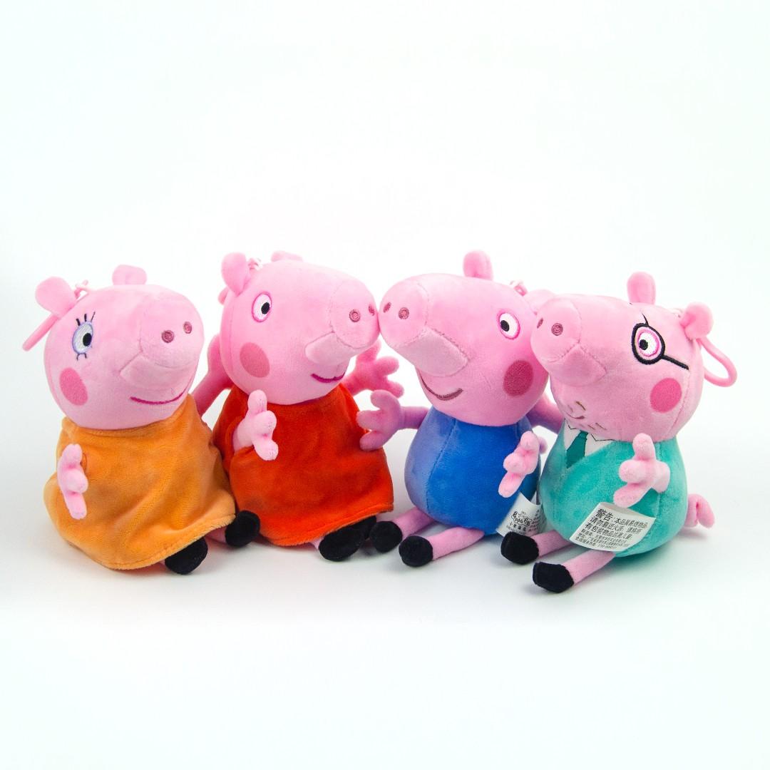 peppa pig family soft toys