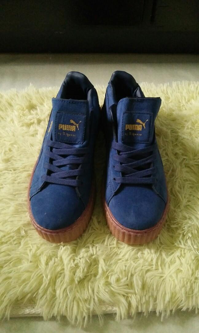 Puma Suede Creepers Navy Blue EUR 41