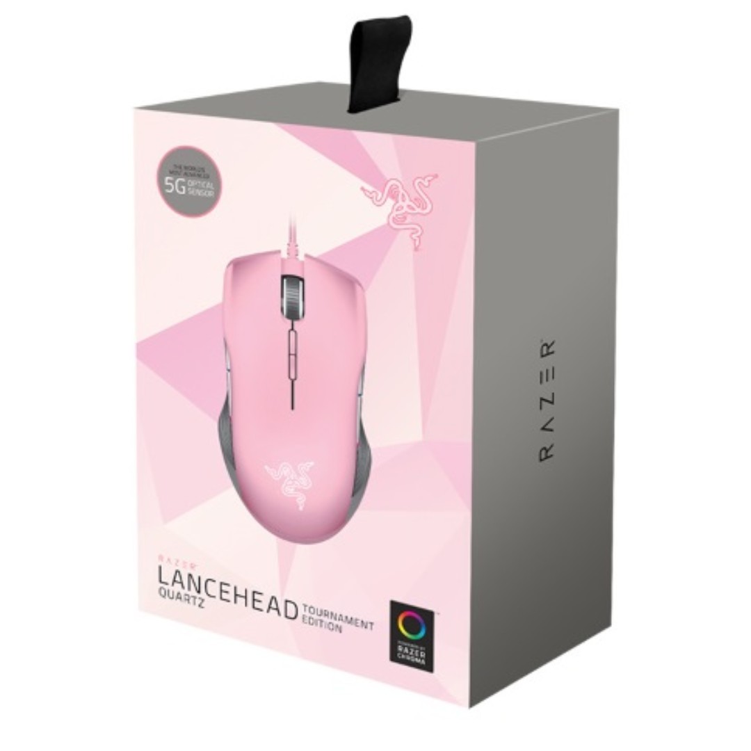 Razer Lancehead Quartz Pink Tournament Edition Gaming Mouse Rgb Electronics Computer Parts Accessories On Carousell