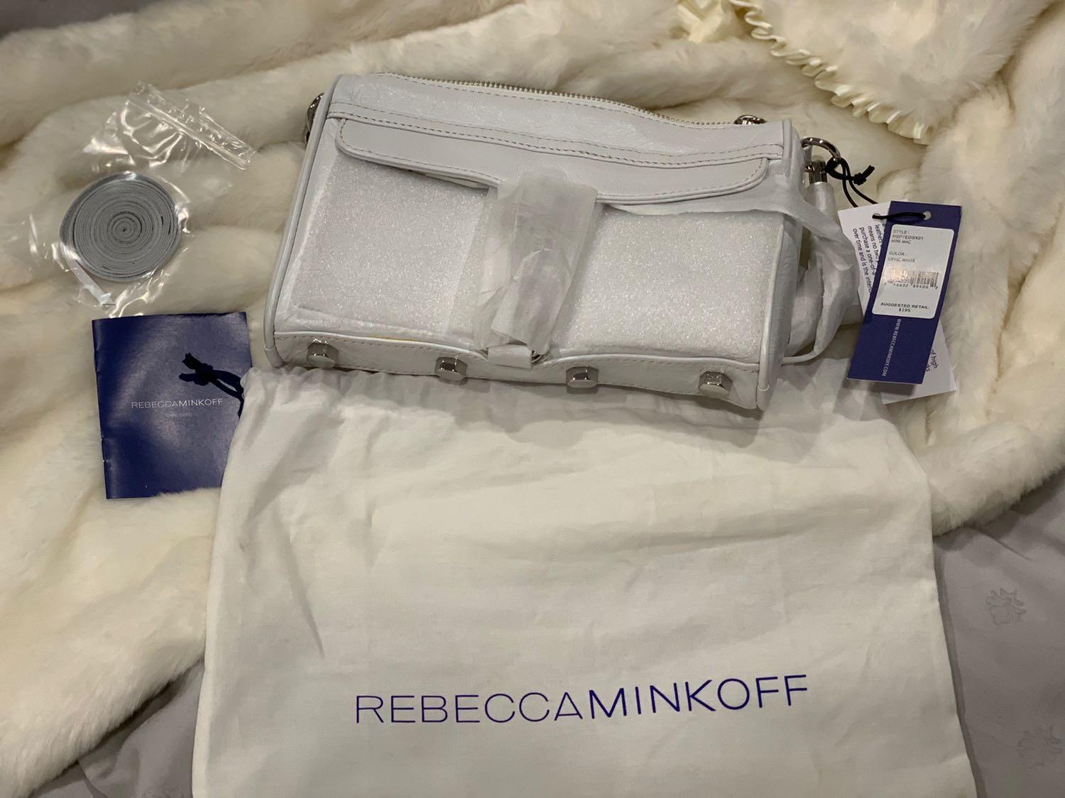 Rebecca minkoff mini clearance mac white