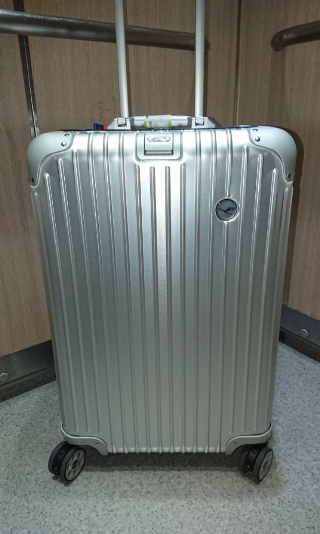 Rimowa Lufthansa Alu Collection Multiwheel L Trolley With Rimowa Electronic Silver Travel Travel Essentials Luggage On Carousell