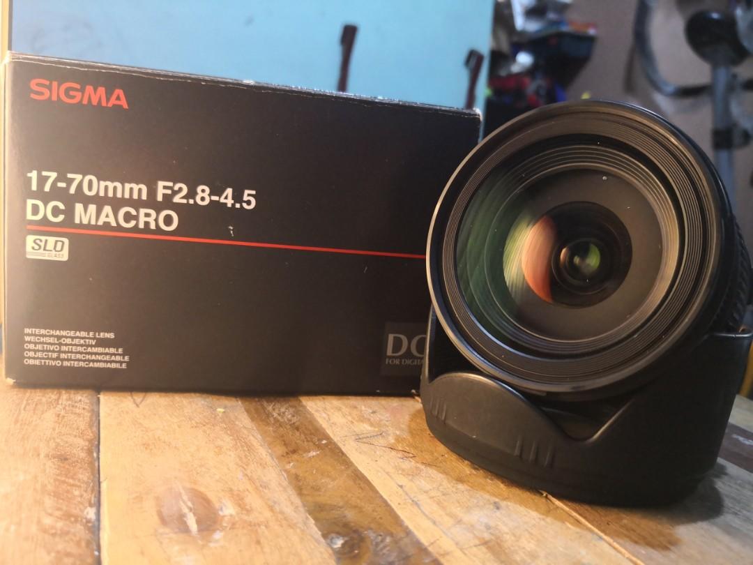 Sigma 17 70mm F2 8 4 5 Dc Macro Hsm For Nikon Photography On Carousell