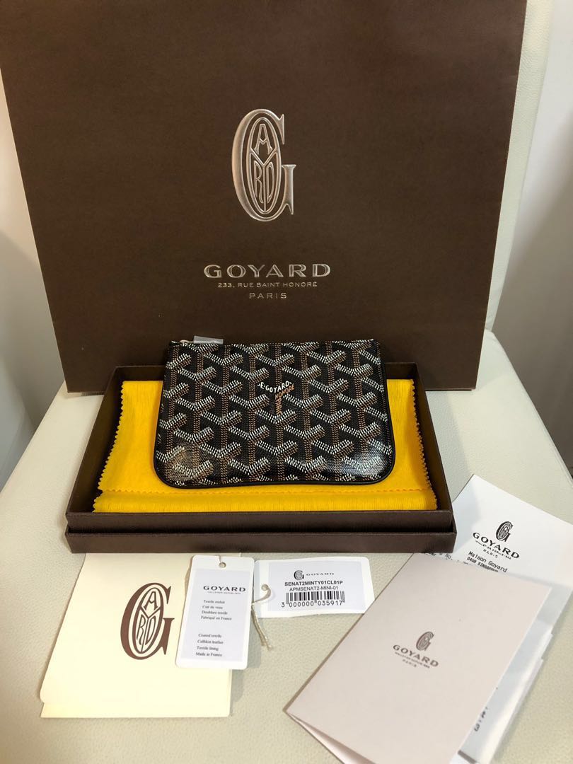 GOYARD SENAT PM POUCH 227016137, Luxury, Bags & Wallets on Carousell
