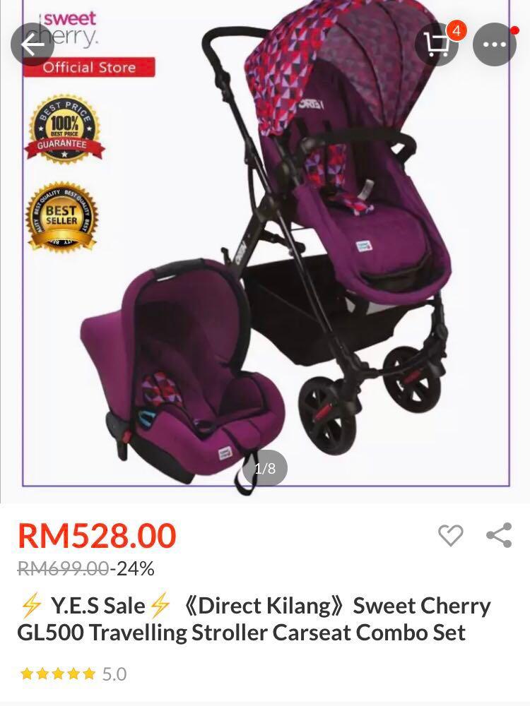 Sweet Cherry GL500 B Vetro Stroller Car seat