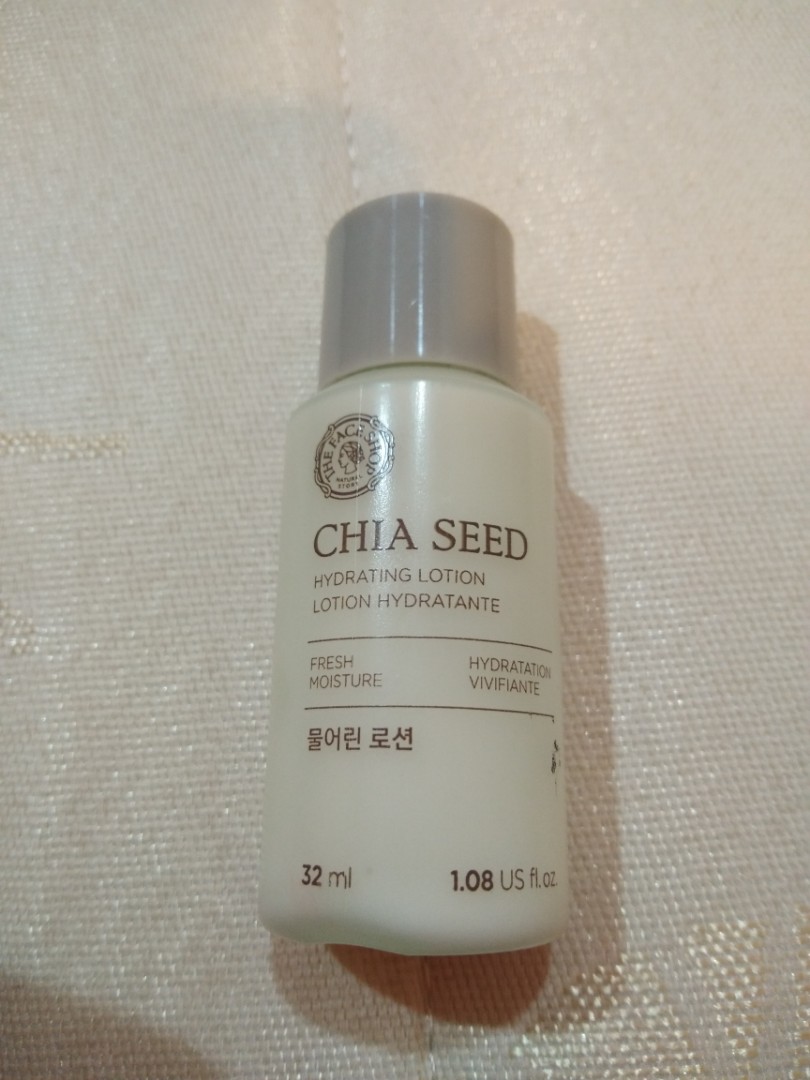 chia seed hydrating lotion
