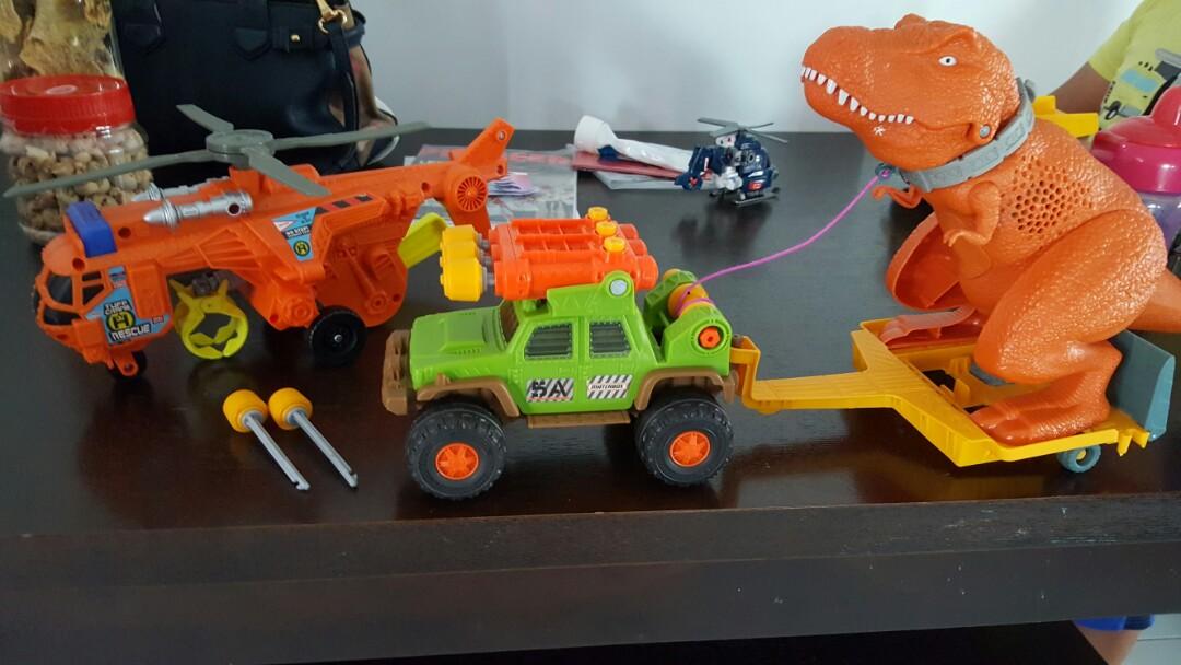 t rex car toy