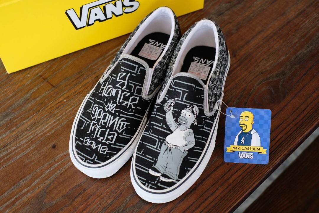 Vans slip on simpson cheap