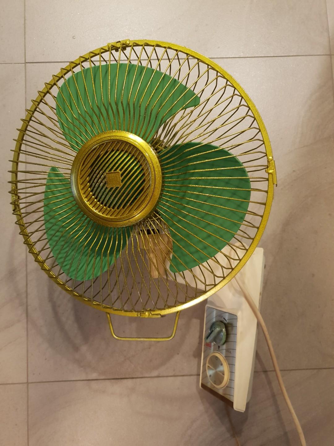 Vintage KDK wall fan, Furniture & Home Living, Lighting & Fans, Fans on