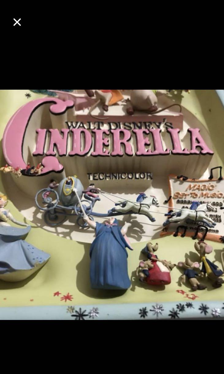 Vintage Sculpted 3D Cinderella 1965 Movie Poster by Code 3 Collectibles ...