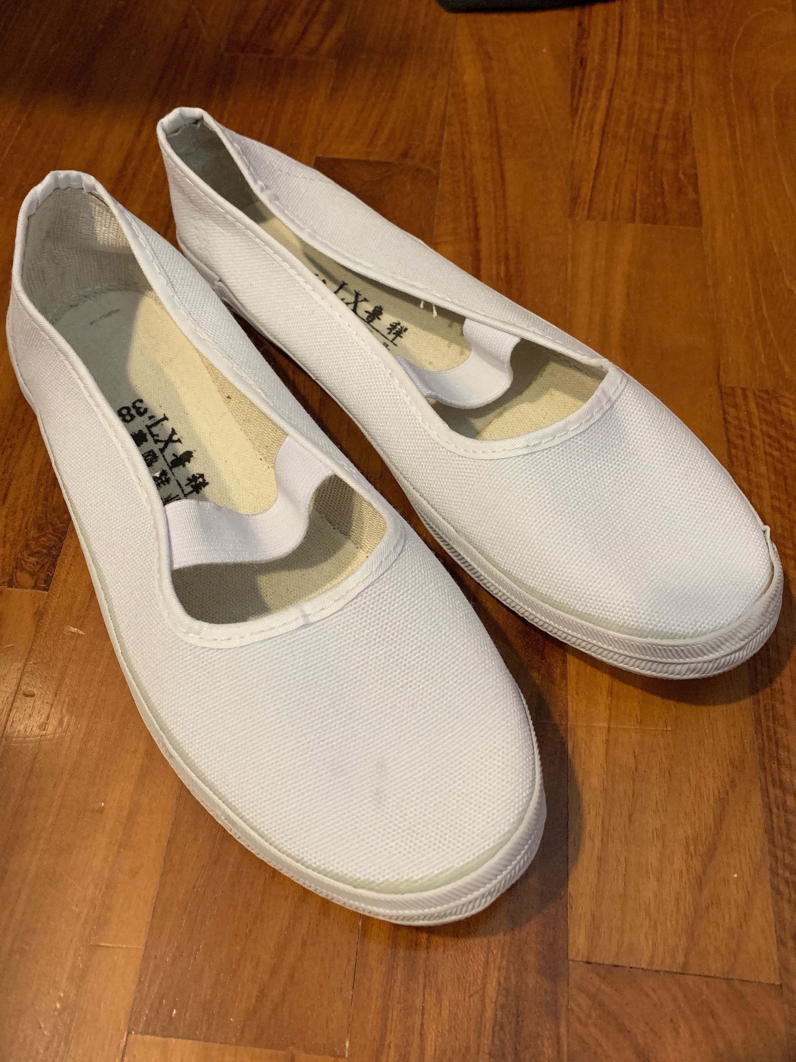 White retro school shoes Women s Fashion Footwear Sneakers on