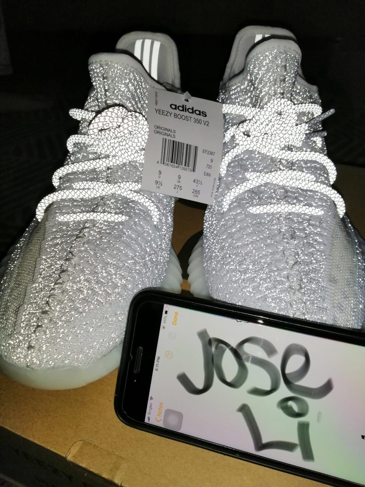 YEEZY 350 BOOST V2 STATIC REFLECTIVE ON FEET YouTube