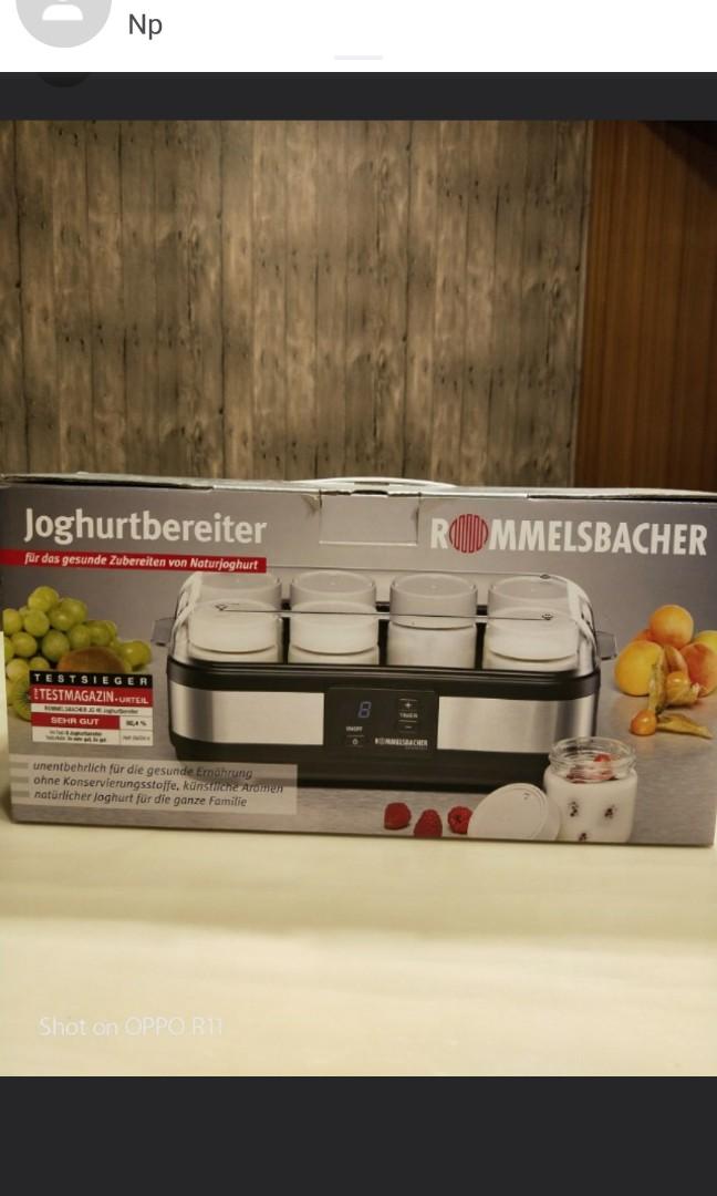 Yogurt maker (Rommelsbacher), TV & Home Appliances, Kitchen Appliances, Coffee Machines & Makers