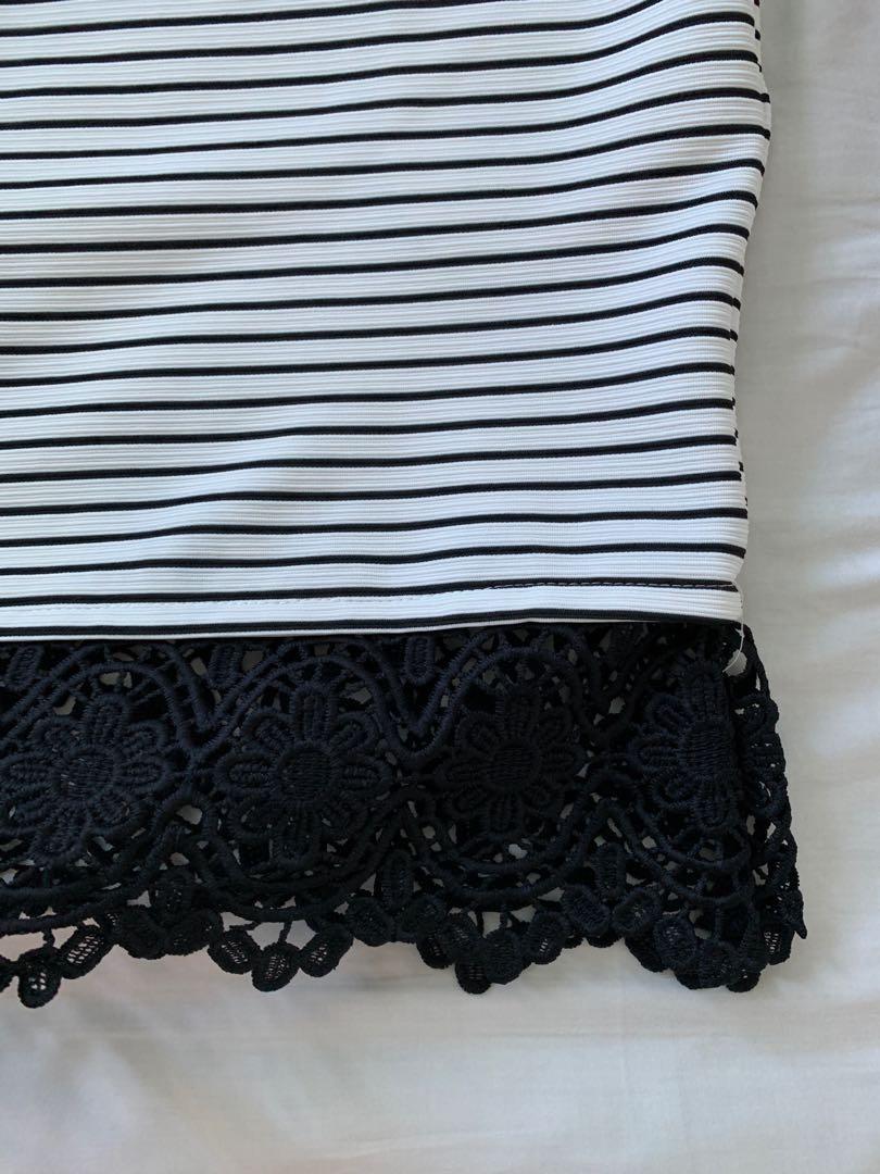 Zara striped baggy dress, Women's Fashion, Tops, Sleeveless on Carousell