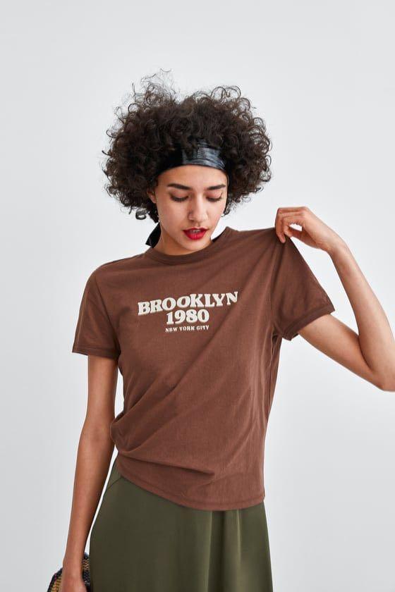 Zara TRF USM Brooklyn 1980's T-shirt 