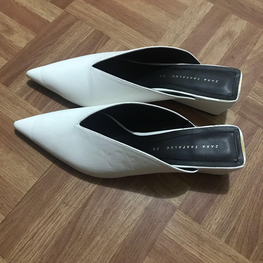 zara wedge mules