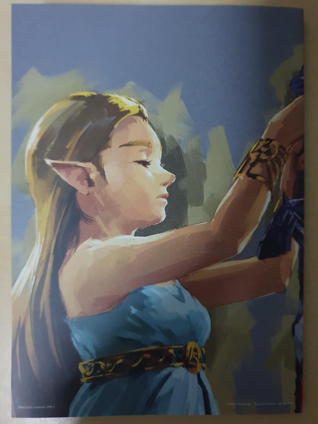 Zelda BotW Art book collectible, Video Gaming, Video Games, Nintendo on Carousell