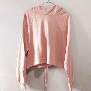 H&M Hoodie Pink Nude