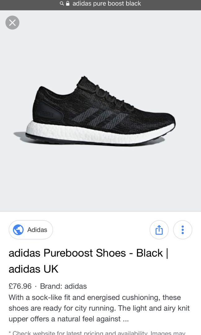 adidas pure boost size 5