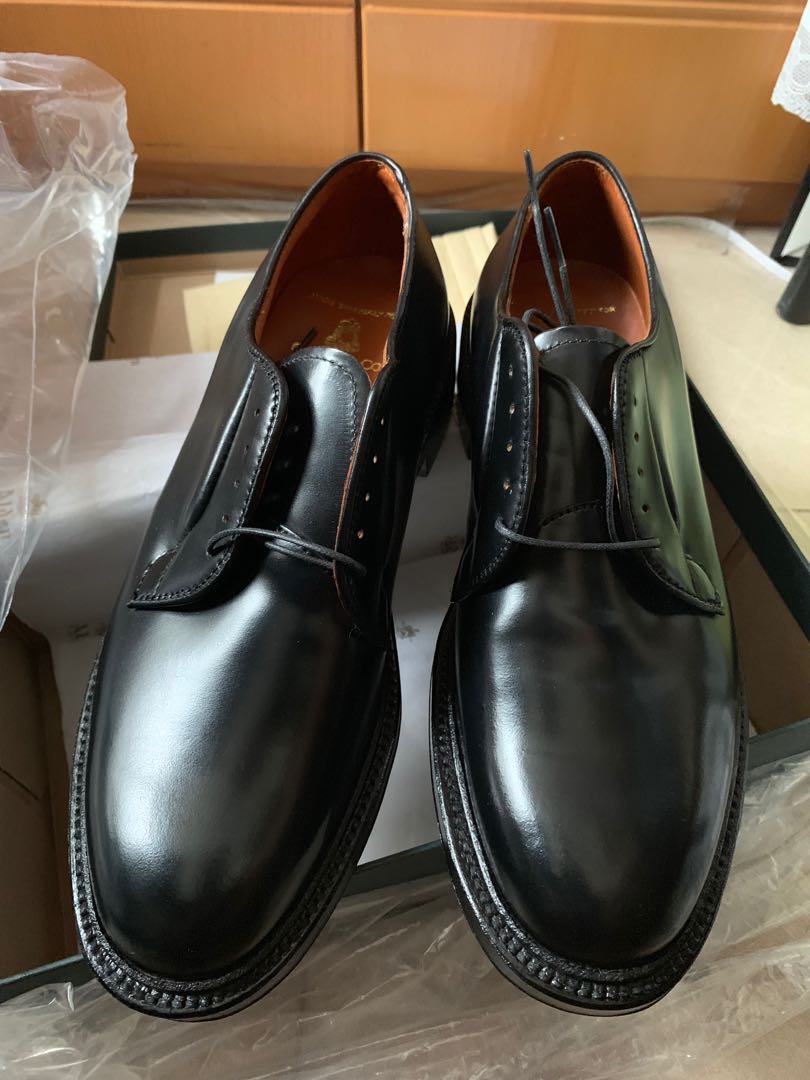 alden plain toe blucher cordovan