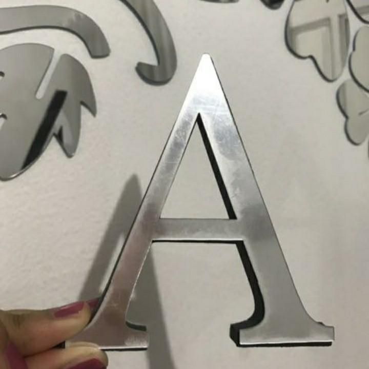 Alphabet Acrylic Mirror Wall Decoration Home Furniture On Carousell