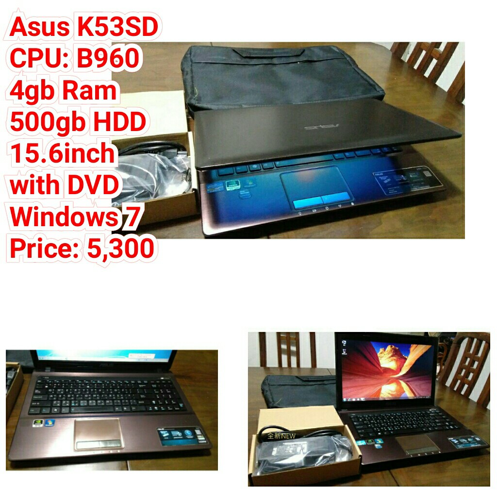 Asus K53SD, 電腦及科技產品, 桌上電腦或筆記型電腦在旋轉拍賣
