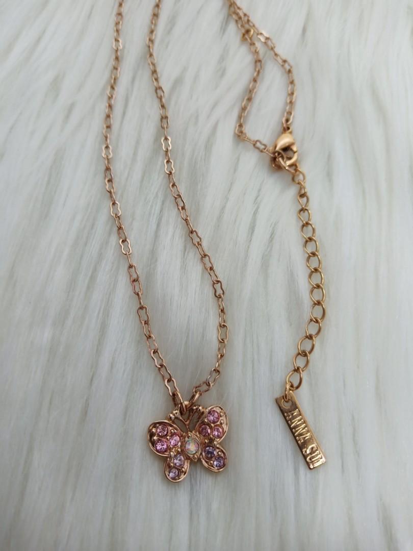 Anna sui store butterfly necklace