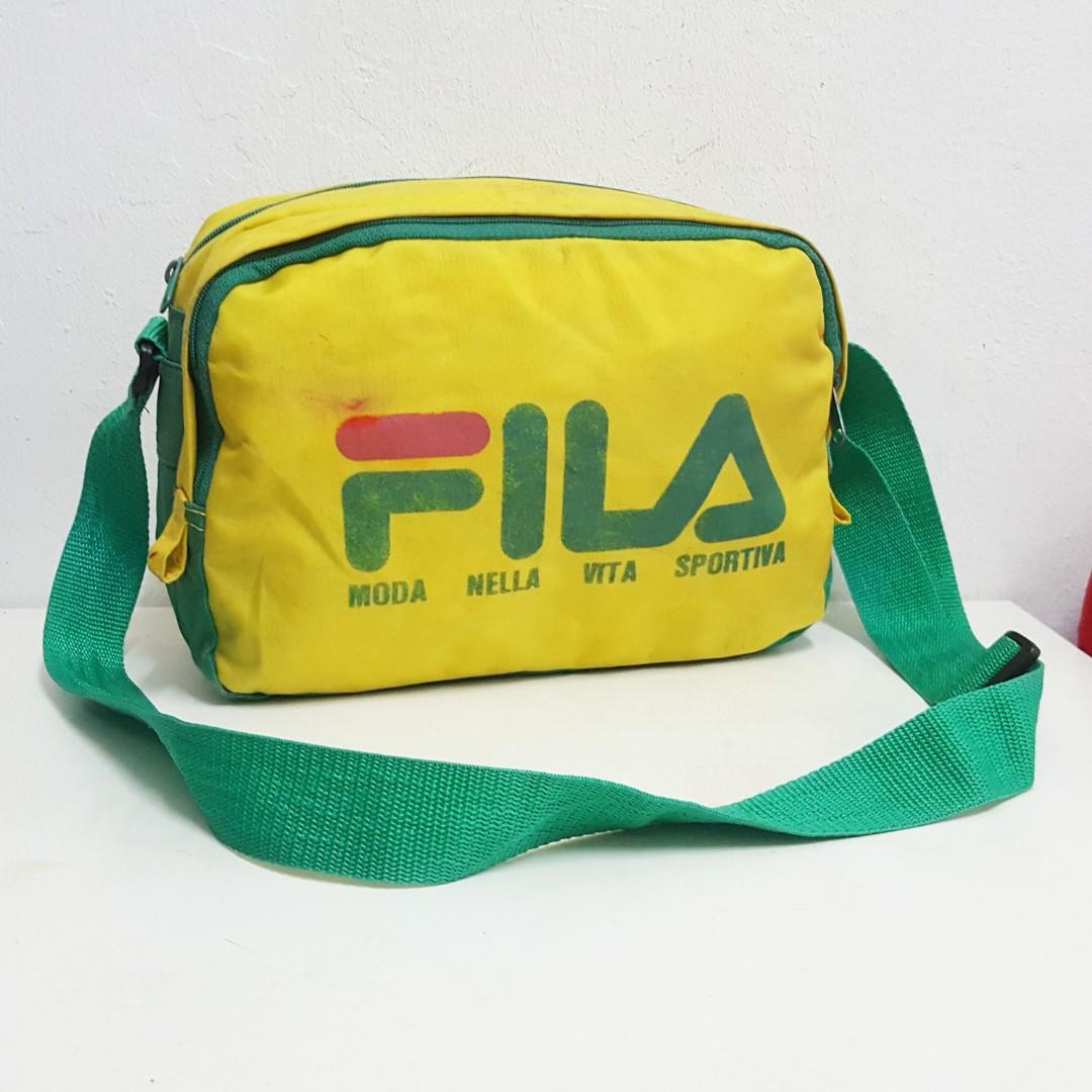 Fila bags 2025 mens yellow